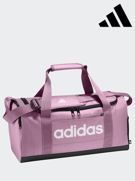 adidas Pink Small Linear Duffel Bag (AR0609) | R$ 245