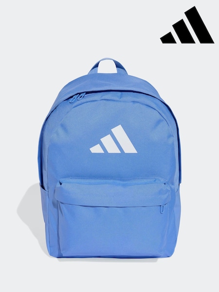 adidas Blue Classic 3 Bar Logo Backpack (AR0617) | AED134