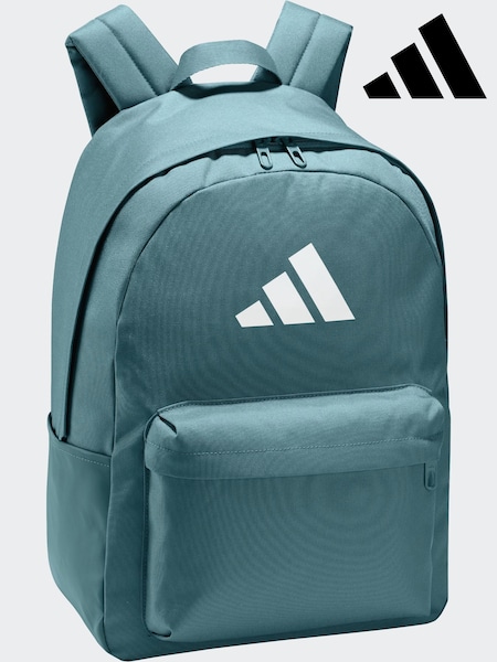 adidas Green Classic 3 Bar Logo Backpack (AR0619) | R$ 225
