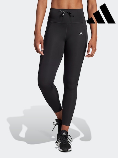 adidas Black Run Essentials Stay in Play 7/8 Leggings (AR0768) | R$ 545