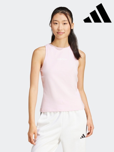 adidas Pink Linear Tank Top (AR0779) | €18.50