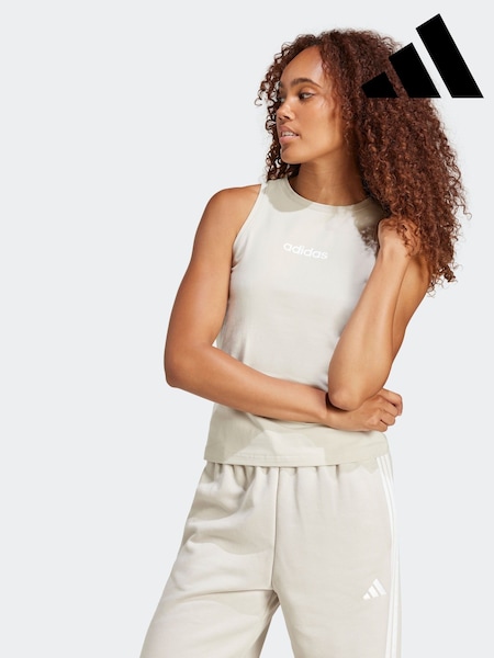Gri - Maiou adidas Linear (AR0789) | 112 LEI