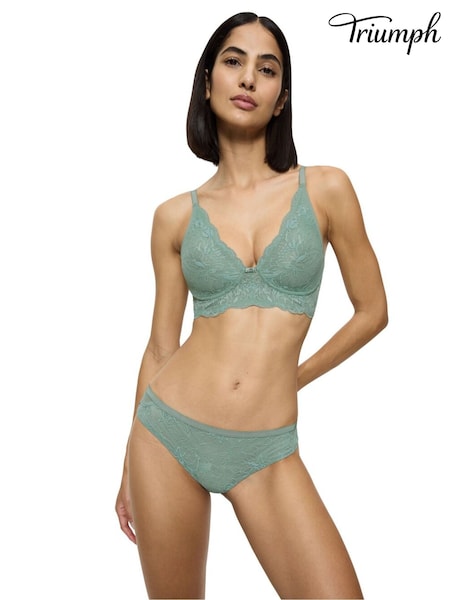 Triumph Green Amourette Charm T Brazilian Knickers (AR0910) | 34 €