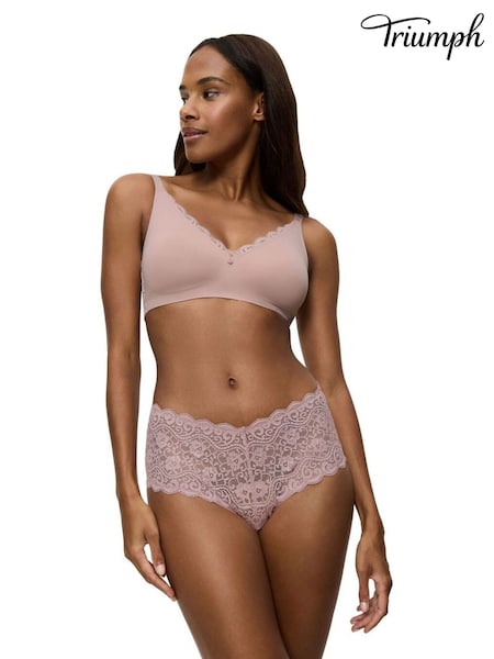Triumph Pink Amourette Maxi Knickers (AR0921) | ₪121