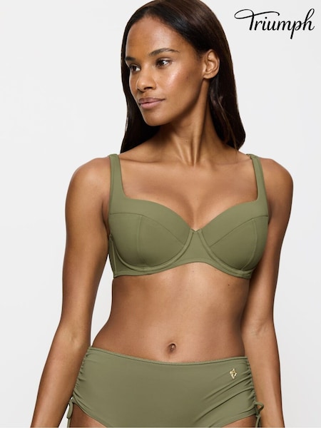 Triumph Green Summer Twist Wired and Padded Bikini (AR0935) | €72