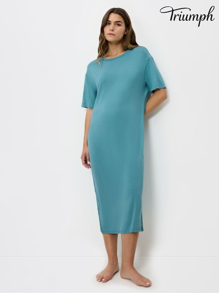 Triumph Blue Timeless Sensuality Nightdress (AR0945) | €85