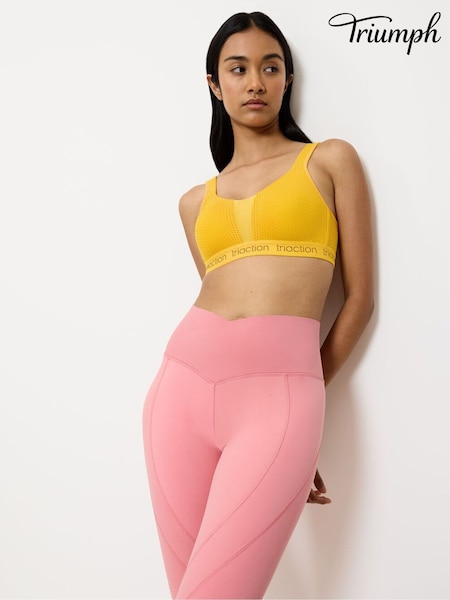 Triumph Yellow Triaction Energy Lite Non Wired Sports Bra (AR0976) | €58
