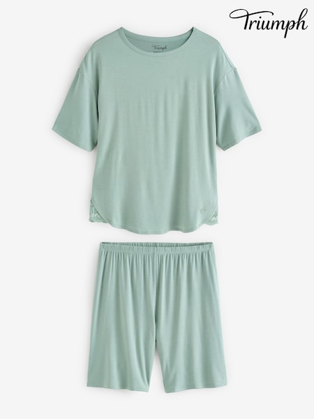 Triumph Green Timeless Sensuality Pyjamas (AR0978) | €63