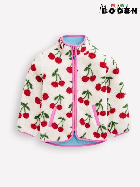Boden Eden Cherry Borg Zip-Through Jacket (AR1411) | € 38 - € 43