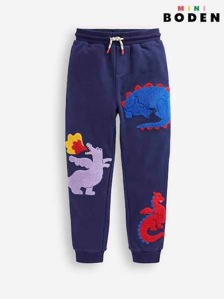 Boden Navy 100% Cotton Fun Joggers (AR1413) | AED84 - AED102