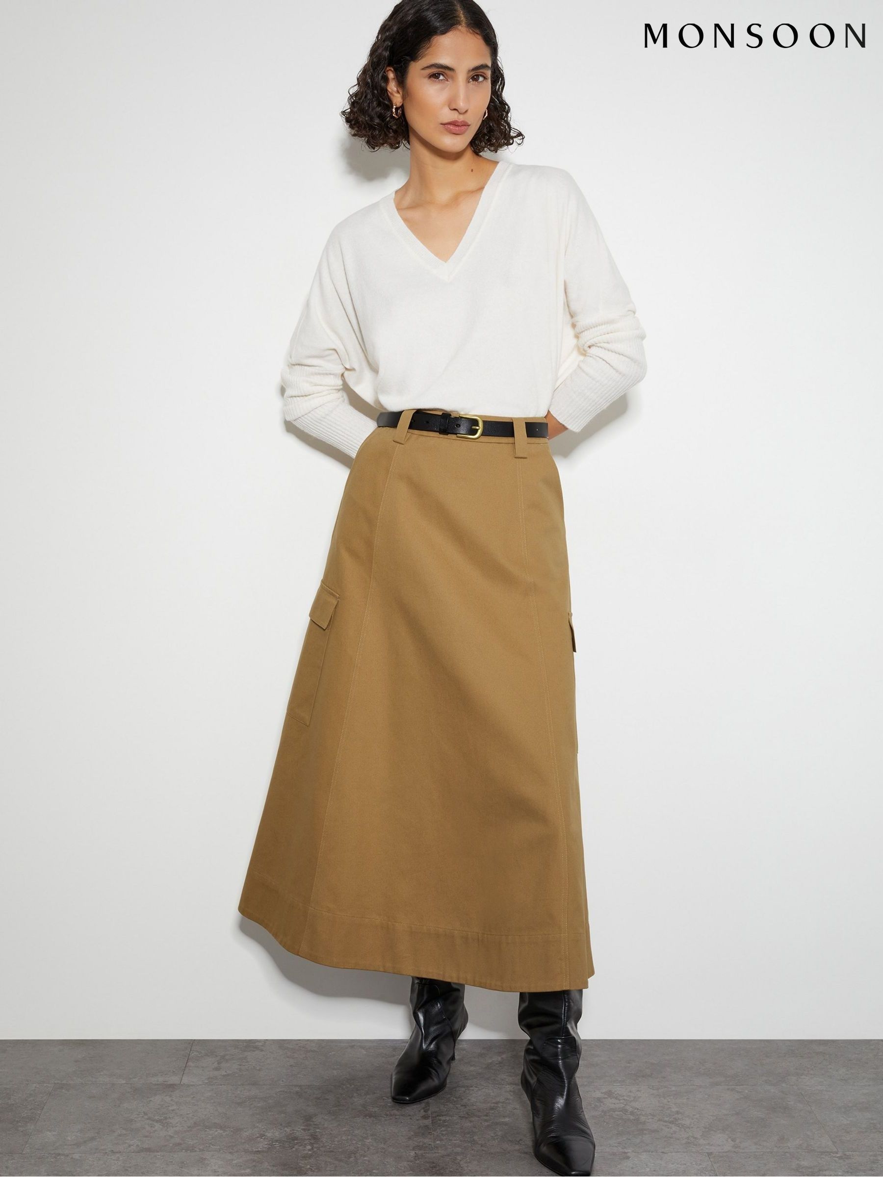Monsoon maxi skirts top