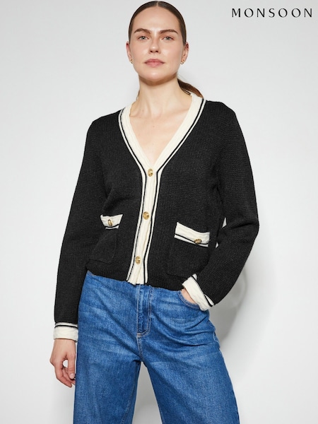 Monsoon Pia Contrast Trim Cardigan (AR1476) | € 60