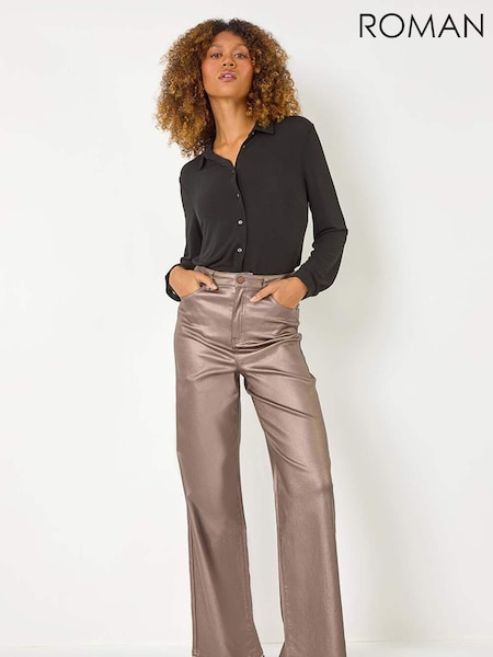 Черный - Roman Brillo Glitter Blouse (AR1519) | €53