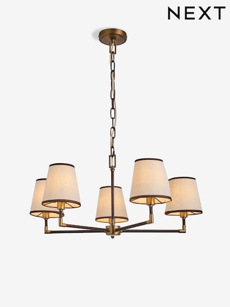 Brass Bentham 5 Light Chandelier (AR1578) | €168