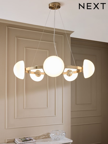 Brass Lambeth 5 Light Chandelier Ceiling Light (AR1595) | €245