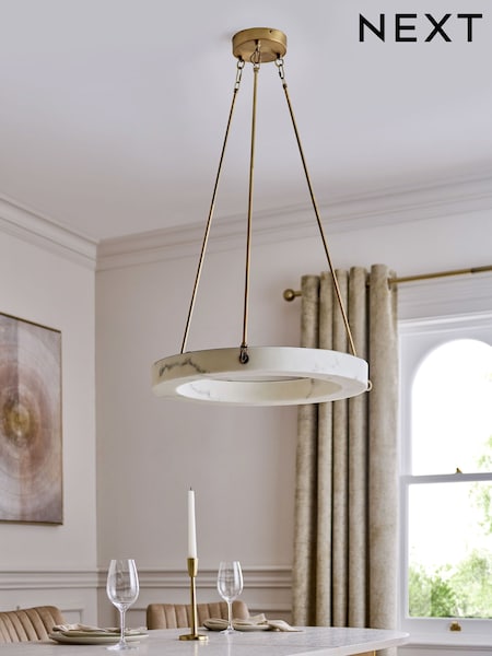 Brass Ebro LED Chandelier Ceiling Light Fitting (AR1613) | €285