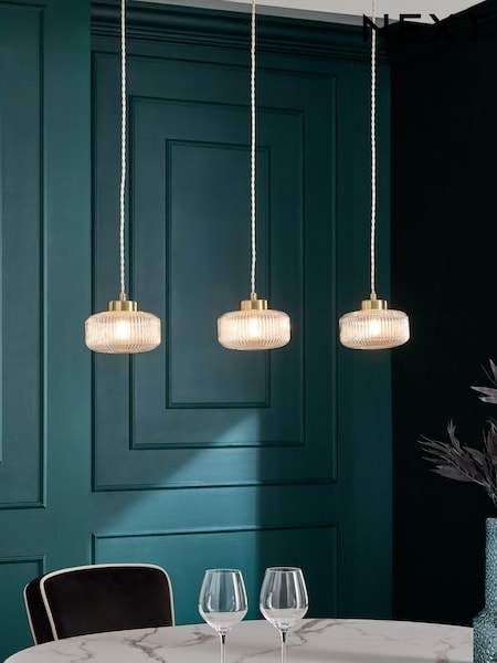 Brass Lexington 3 Light Pendant Ceiling Light (AR1621) | €131