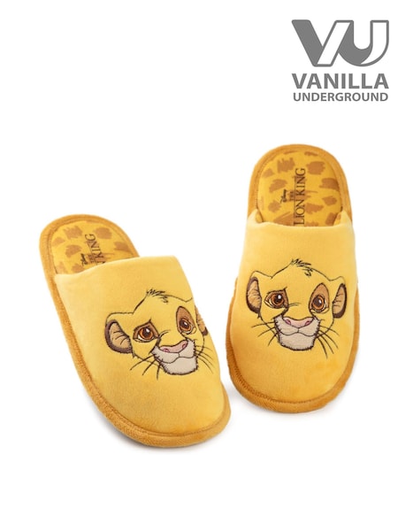 Vanilla Underground Yellow Womens Disney The Lion King Slippers (AR1905) | R$ 240
