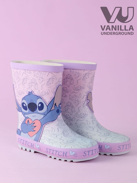 Vanilla Underground Pink Girls Disney Lilo & Stitch Wellies (AR1906) | €29
