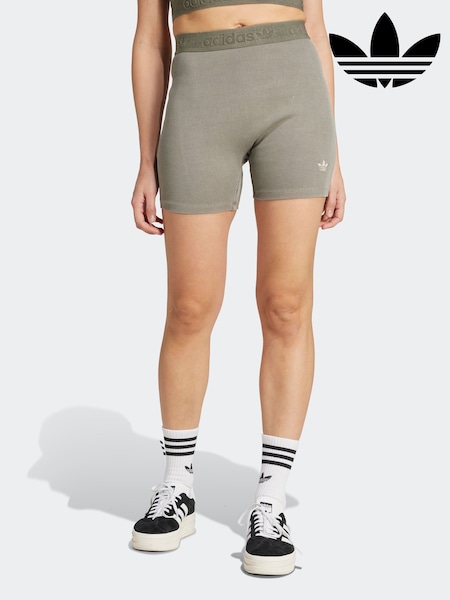 adidas Originals Green Rib Wash Bike Shorts (AR1914) | €37