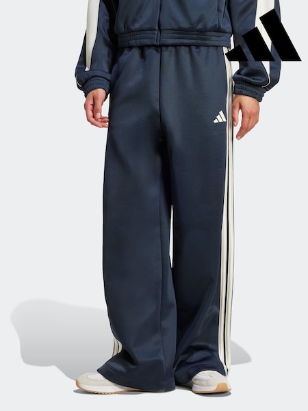 adidas Blue Stadium Loose Fit 3-Stripes Trackpant Trousers (AR1958) | €69