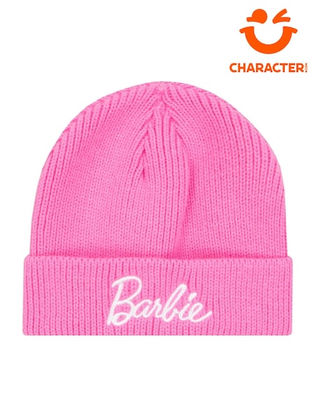 Character Pink Barbie Embroidered Winter Hat (AR2159) | 64 QAR