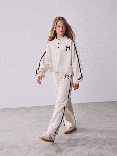 Baker by Ted Baker Funnel Neck Sweat & Wide Leg Joggers Set 2 Piece (AR2166) | 1 666 Kč - 1 864 Kč