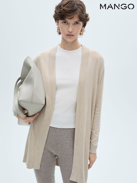 Mango Cream Fine-Knit Cardigan (AR2300) | €33