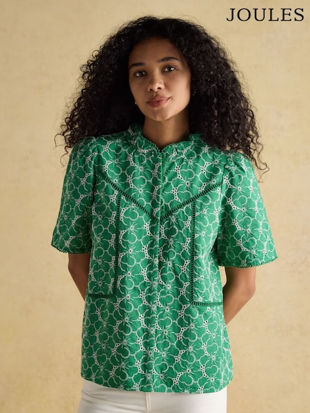 Remi Green Broderie Blouse (AR2334) | R$ 640