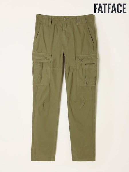 FatFace Breakyard Olive Green Cargo Trousers (AR2345) | 294 QAR