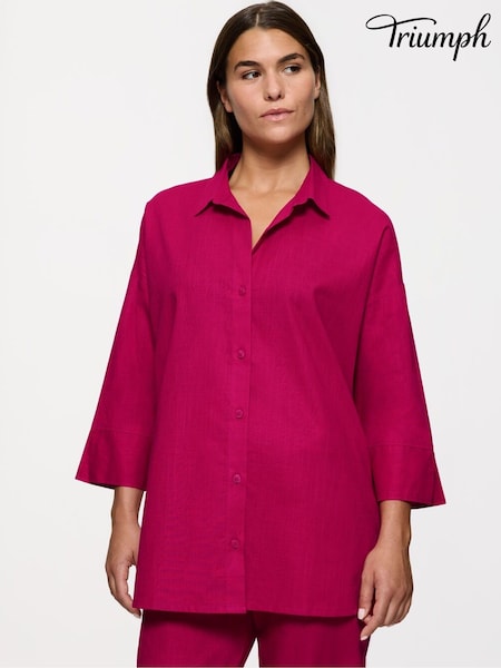 Triumph Boyfriend Green Summer Wear 100% Cotton Shirt (AR2646) | €50