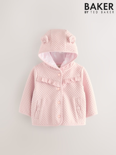 Baker by Ted Baker Lurex Quilted Hooded Jacket (AR2917) | €40 - €44