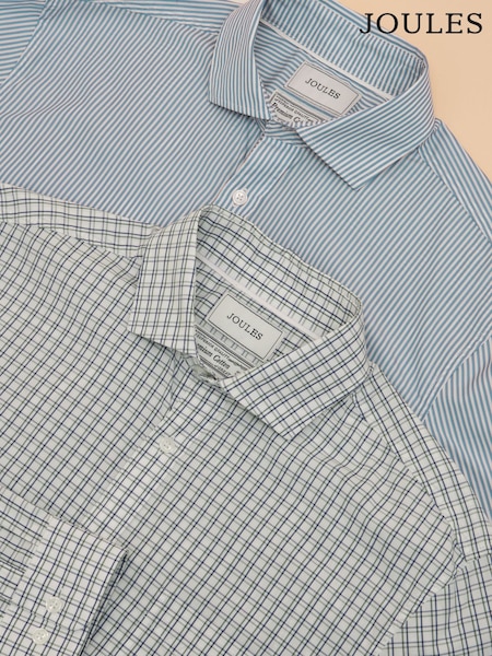 Joules 2 Pack Lightweight Cotton Shirts Classic Fit (AR2930) | 98 €
