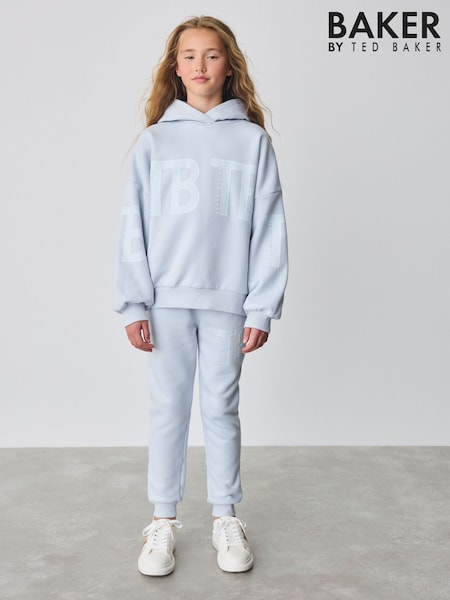 Baker by Ted Baker 2 Piece Blue Printed Hoodie and Jogger Set (AR3119) | R$ 395 - R$ 445