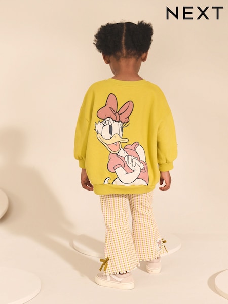 Green Gingham Daisy Duck Sweatshirt and Flare Leggings Set (3mths-7yrs) (AR3401) | AED102 - AED122