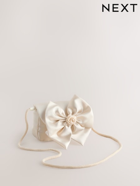 Cream Rose Bow Bag (AR3695) | €22