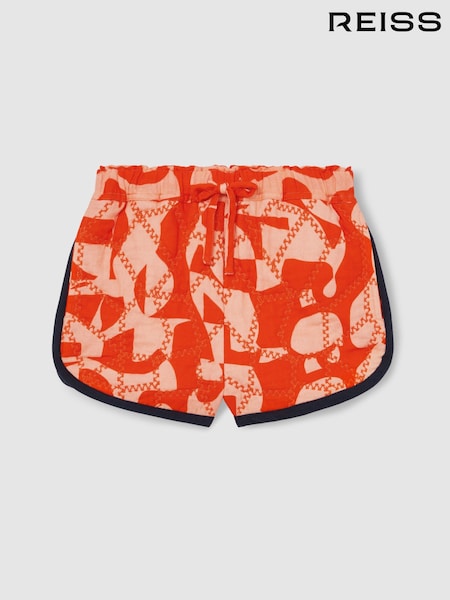 Reiss Josanna Cotton Graphic-Print Quilted Shorts (AR3936) | 75 €