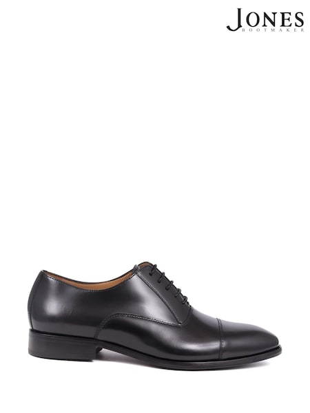 Jones Bootmaker Marvin Leather Oxford Black Shoes (AR3954) | € 145