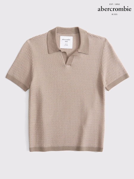 Abercrombie & Fitch Knitted Polo Shirt (AR4014) | AED84