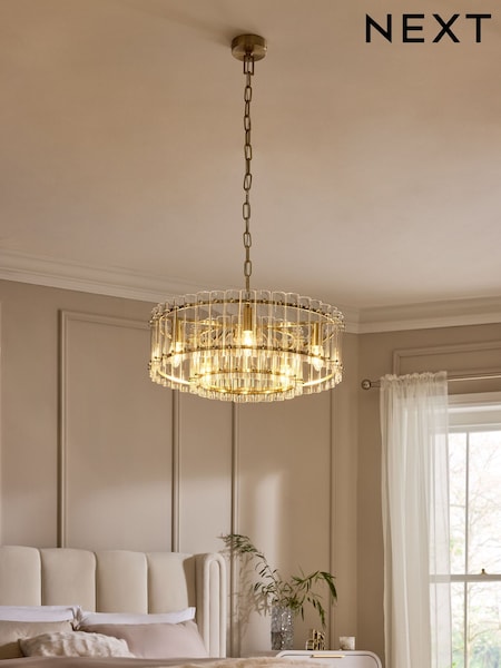 Brass Kensington 5 Light Pendant Ceiling Light (AR4062) | €378
