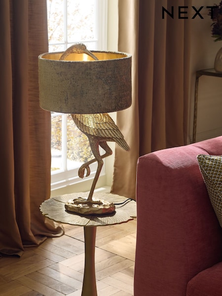 Brass Crane Table Lamp (AR4116) | AED555