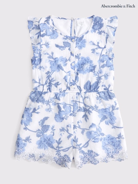 Floral Frill Sleeve Romper Playsuit (AR4440) | €53
