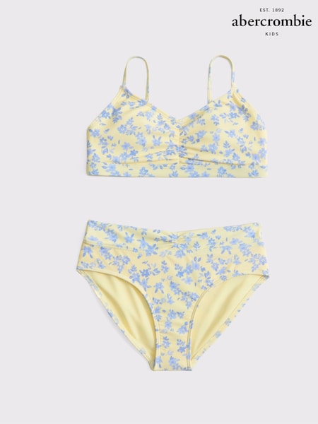 Floral Print Ruched Front Bikini (AR4442) | €26