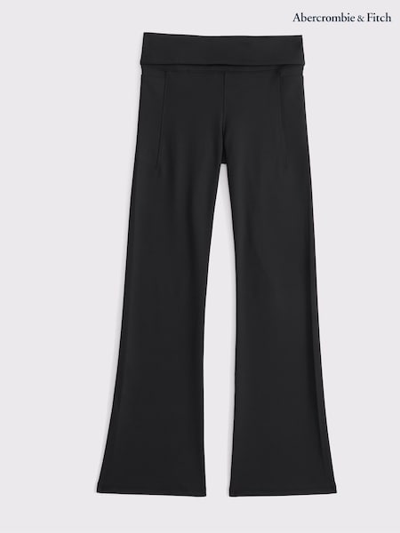 Active Athleisure Flare Leggings With Foldover Waist (AR4479) | AED169