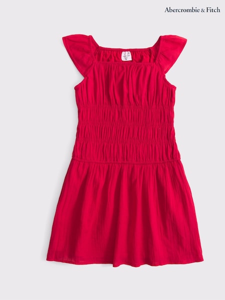 Abercrombie & Fitch Ruched Frill Shoulder Mini Dress (AR4487) | €57