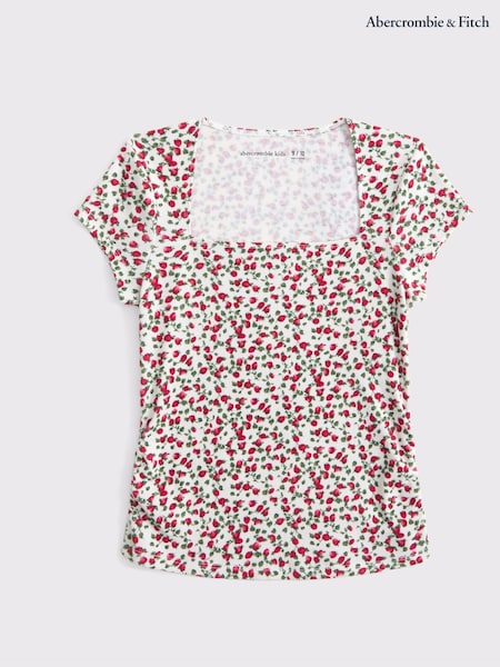 Short Sleeve Floral Print T-Shirt (AR4506) | 112 LEI
