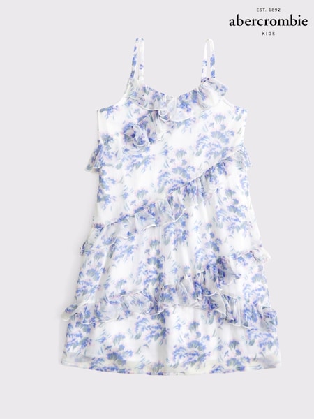 Ruffle Strappy Chiffon Mini Dress (AR4516) | ₪211