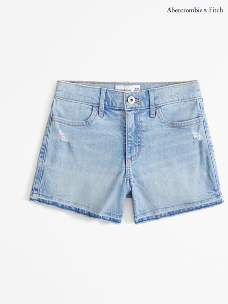 Light Wash High Rise Denim Shorts (AR4518) | ‏140 د.إ.‏