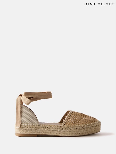 Mint Velvet Mesh Flat Espadrilles (AR4617) | 140 €