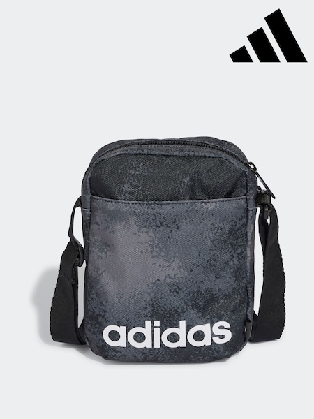 adidas Grey Linear Camo Graphic Print Organizer Bag (AR4657) | R$ 150